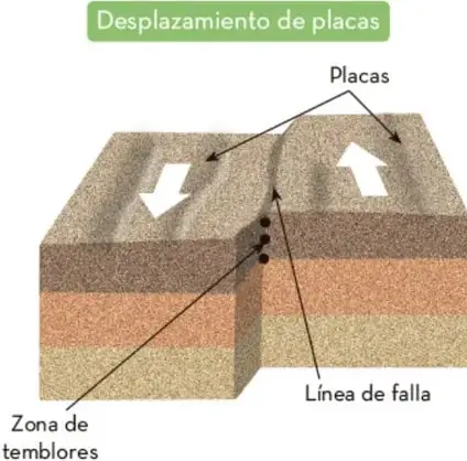 Flechas azules indicando direcciones opuestas (divergentes).