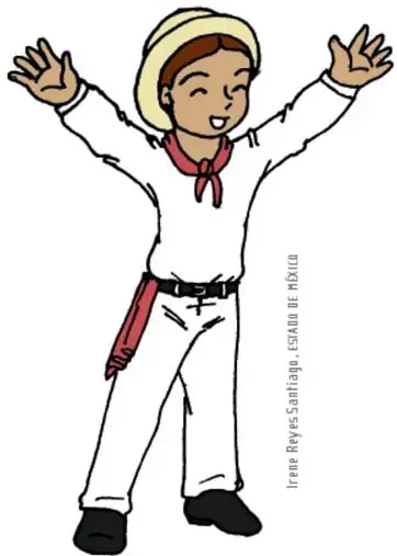 Niño pensativo rodeado de cuatro caritas de emociones: triste, enojado, feliz y asustado/con sudor.