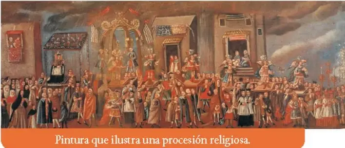 Retrato de fray Alonso de Montúfar, arzobispo, con hábito negro y cruz en el pecho.