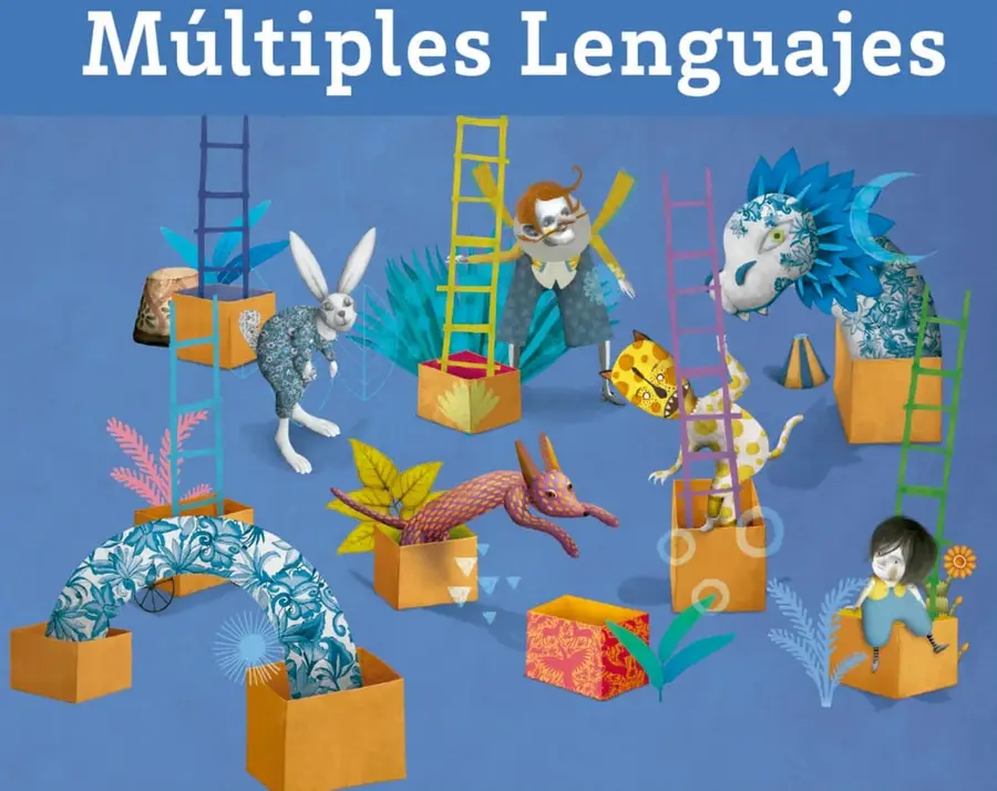 Figura 1 de Múltiples lenguajes. Libro de Educación Preescolar Grado 3° Ciclo Escolar 2025 - 2026