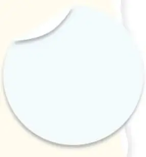 Recuadro en blanco tipo nota para escribir.