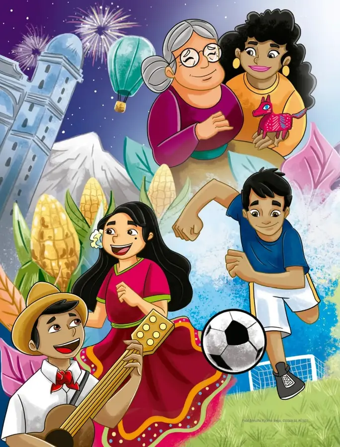 Figura 1 de Colección Nanahuatzin. Nuestro libro de proyectos.   Libro de Educación Secundaria Grado 3°  Ciclo Escolar 2025 - 2026