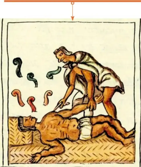 Grabado de la conquista que muestra a españoles a caballo combatiendo contra guerreros indígenas.