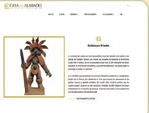 Captura de Google Arts & Culture con imágenes de piezas precolombinas.
