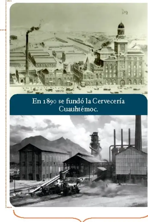 Fotografía de la Fundidora de Fierro y Acero de Monterrey, S.A., fundada en 1900.