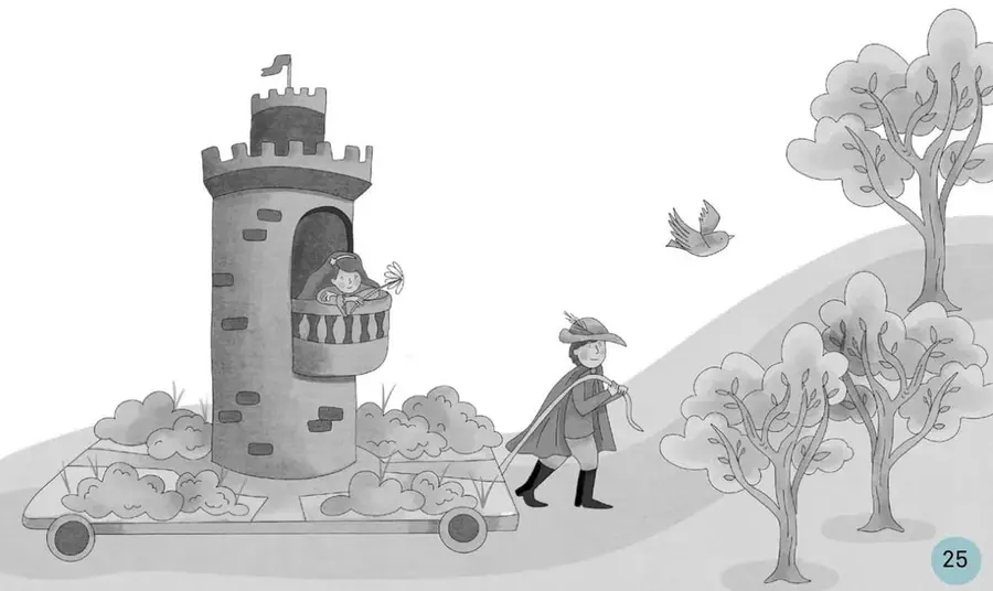 Ilustración en blanco y negro de un paisaje submarino: algas, corales, peces y una ballena, que representa los sonidos y la vida del mar.