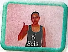 Una imagen de una persona mostrando una representación numérica con los dedos de una mano.