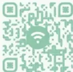 Código QR verde con el enlace https://acortar.link/Vzvoe para acceder al documento de Unicef sobre aprendizaje a través del juego.