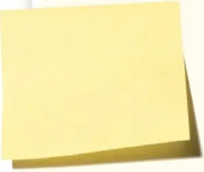 Nota adhesiva amarilla sobre fondo blanco, usada como recurso gráfico para resaltar ideas clave.