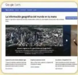 Capturas de pantalla de Google Earth con vista del Ecuador.