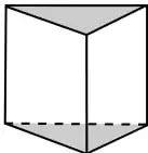 Dado de seis caras con puntos y caja de pañuelos rectangular.