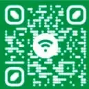Código QR verde con ícono de Wi-Fi para acceder al enlace bit.ly/4435LT6