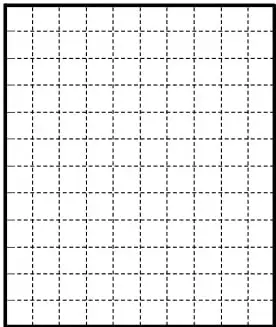 Dos cuadrículas vacías para representar barras y nivelar los datos de libros leídos.