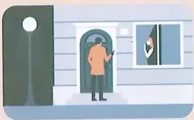 Ilustraciones sobre situaciones en el hogar, durante fiestas y en el auto.