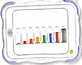 Dibujos de varios recipientes de diferentes tamaños.