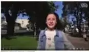 Captura de video con bibliotecaria explicando su oficio.