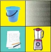 Hoja de papel reciclado extendida y sujetada con pinzas para que se seque.