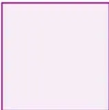 Cuadrado con borde morado y relleno rosa muy claro