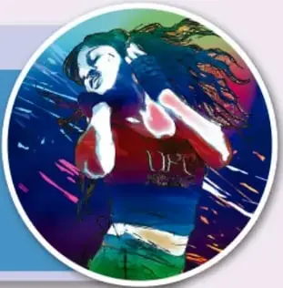 Ilustración circular de una persona acostada en cama en una habitación a oscuras, representando el efecto sedante de las drogas depresoras.