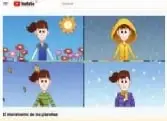 Recurso de competencia digital con una imagen relacionada con el movimiento de los planetas alrededor del Sol.