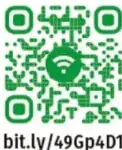 Código QR verde con el enlace bit.ly/49Gp4D1 al video 'Mundo atómico'.