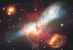 Imagen de cuerpos celestes y fenómenos relacionados con el espacio.