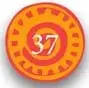 Sello con paginación '35'.