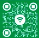 Código QR verde con ícono Wi-Fi que enlaca a la guía «¿Cómo elaborar un modelo de castillo pirotécnico?» (bit.ly/4aVklhM).