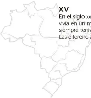 Mapa de América del Sur.
