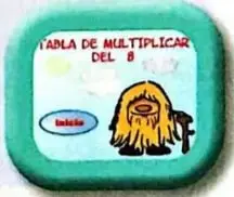 Una araña de ocho patas acompaña una tabla para calcular el número de patas de varias arañas.