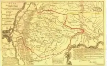 Mapa colonial de la Real Audiencia de Quito a finales del siglo XVII.