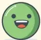 Tres caritas de autoevaluación: roja triste (I don't understand), amarilla neutral (I need help), verde sonriente (I understand).
