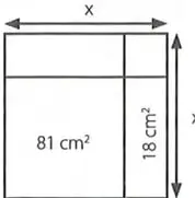 Rectángulo de dimensiones 7 por 11 cm con dos circunferencias tangentes a tres lados cada una.