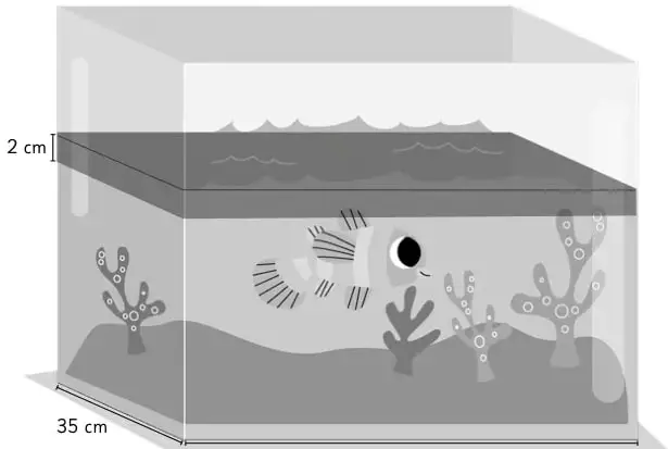 Cuerpo con un rebaje rectangular, dimensiones 12 cm, 7 cm, 3 cm y 4 cm.