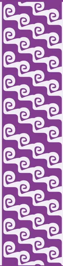 Patrón decorativo morado con espirales blancas entrelazadas, propio del diseño de portadilla de la unidad.