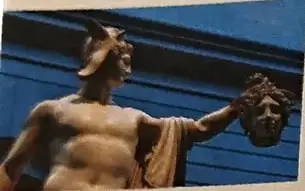 Imagen relacionada con un héroe de la mitología grecorromana, usada para introducir la relación entre literatura y arte.