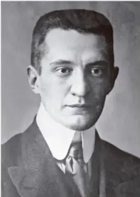Retrato fotográfico de Alejandro Kerenski, líder menchevique del Gobierno provisional.