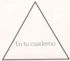 Dos triángulos destinados a la construcción de alturas.