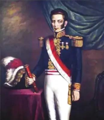 Retrato del mariscal José de la Mar, quien nació en Cuenca y fue presidente del Perú entre 1827 y 1829.