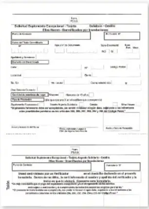 Imagen de un formulario oficial de la Secretaría de Educación Pública con campos para datos personales, CURP, domicilio y firma.