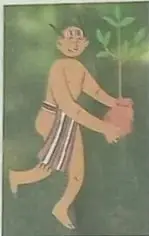 Ilustración de una mujer indígena con elementos de interculturalidad.