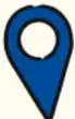 Icono de marcador de mapa azul