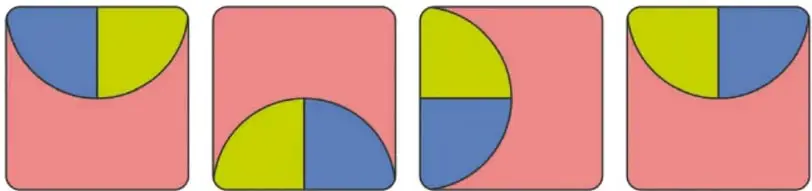 Flecha curva que indica el giro hacia la izquierda y luego hacia arriba.