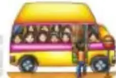 Ilustración de un bus relacionada con el recorrido de Javier por la Ruta del Spondylus.