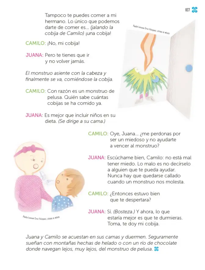 Página 108 de Múltiples lenguajes. Libro de Educación Primaria Grado 1° Ciclo Escolar 2025 - 2026