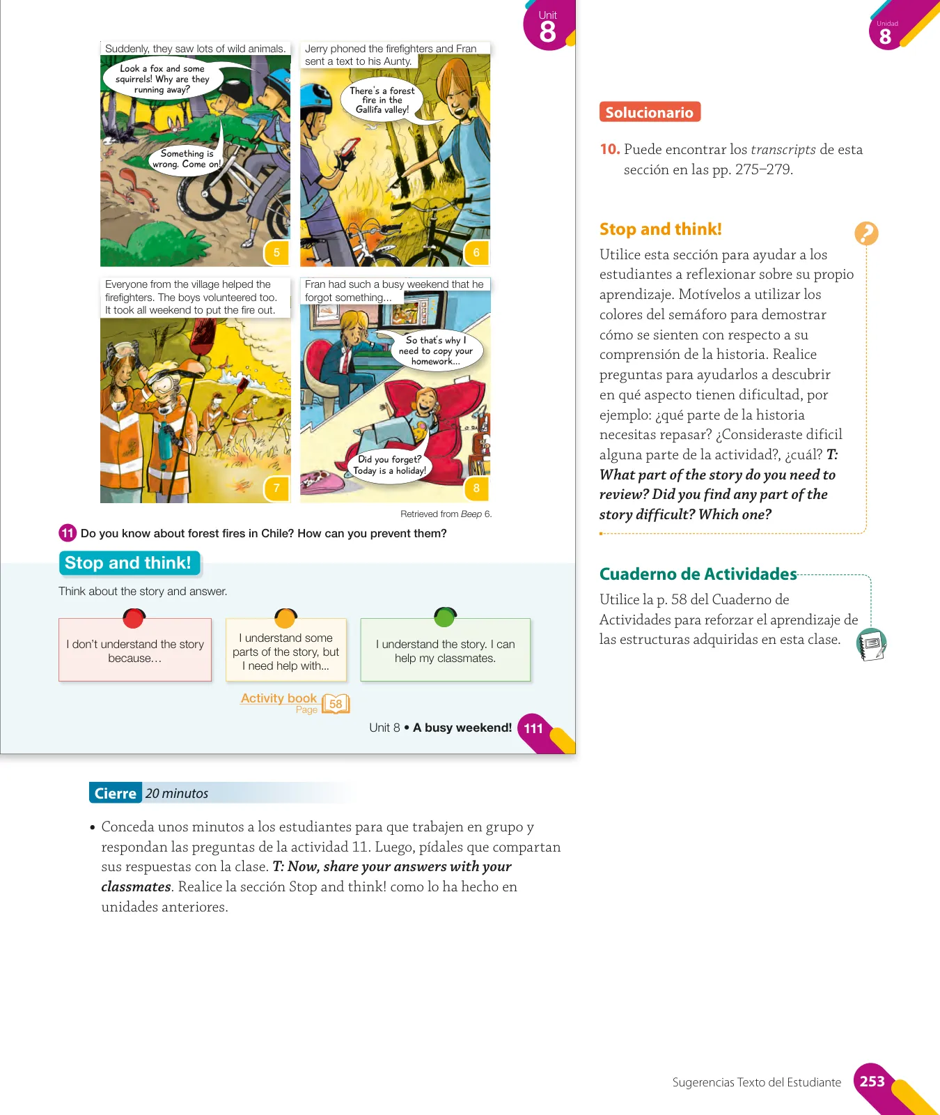 Miniatura página 117 de Inglés – Quinto Básico | Texto del Estudiante MINEDUC – Descargar PDF · 2024