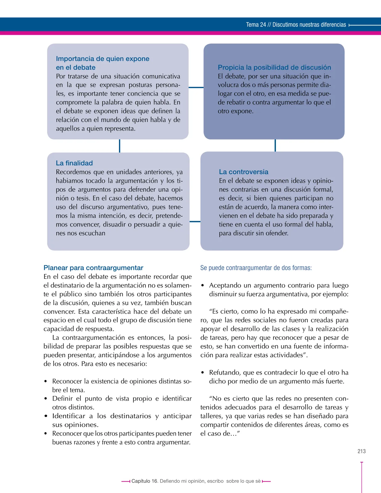Miniatura página 213 de Lenguaje 7° · Secundaria Activa