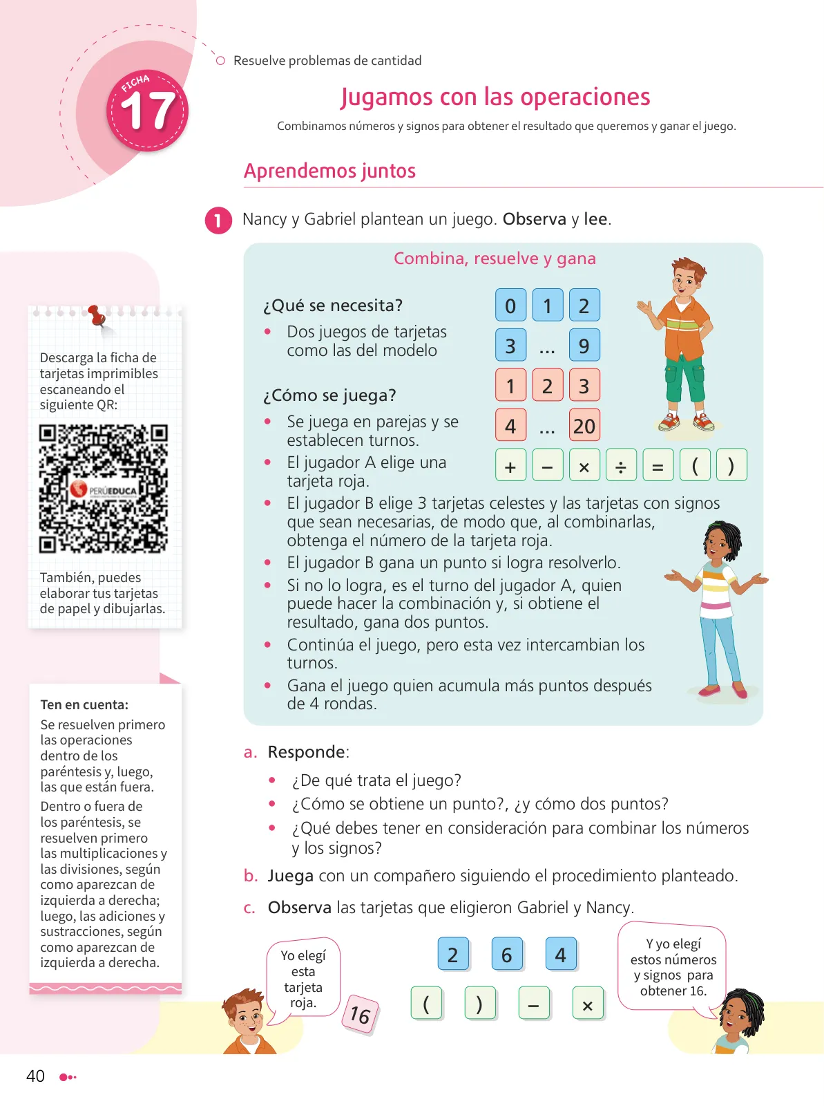 Miniatura página 42 de Texto de Matemática 5. Quinto grado de Primaria · 2024