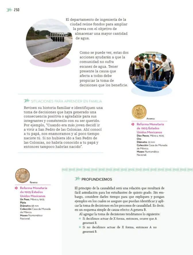 Página 251 de Nuestros saberes: Libro para alumnos, maestros y familia. Libro de Educación Primaria Grado 5° Ciclo Escolar 2025 - 2026