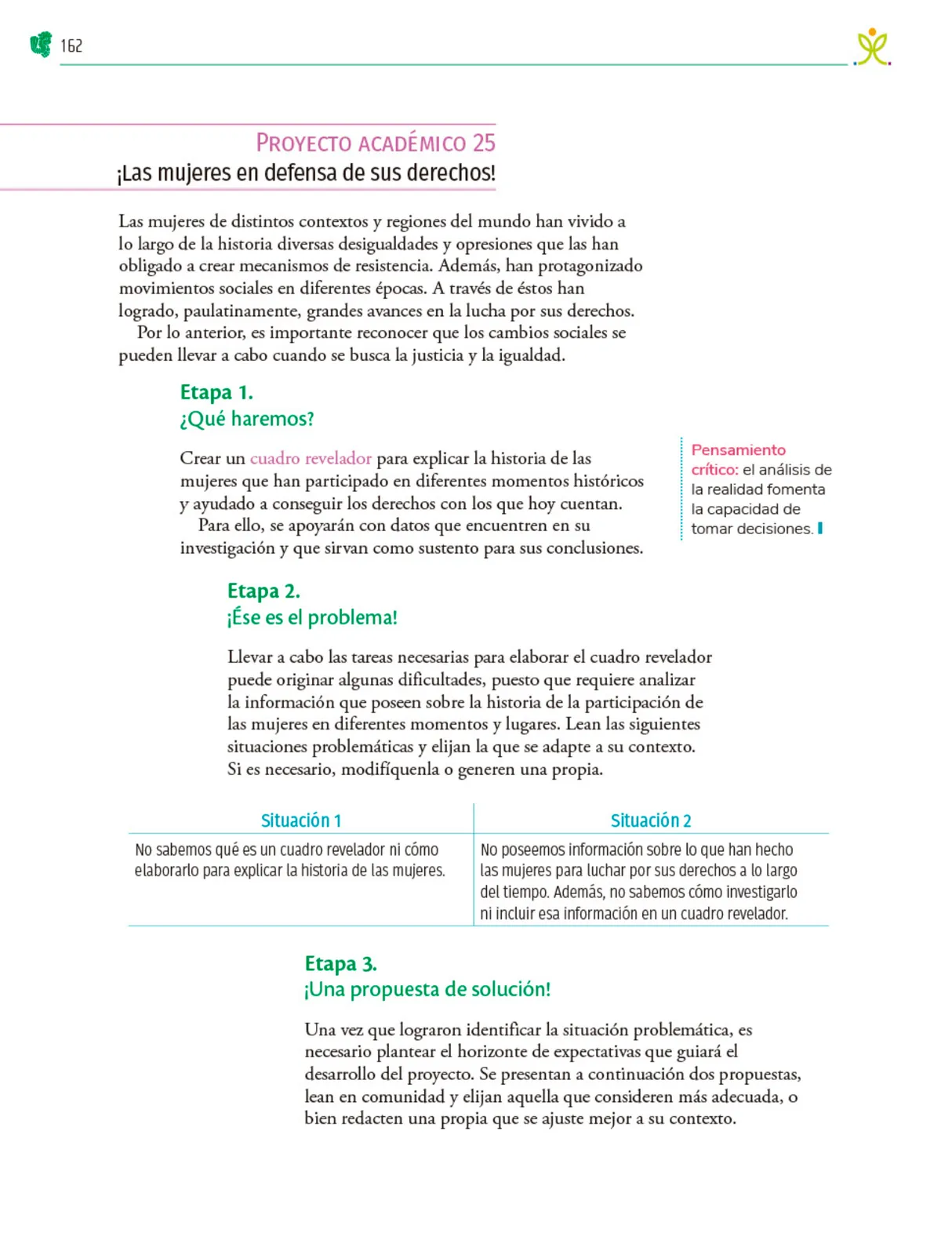Miniatura página 163 de Colección Ximhai. Nuestro libro de Proyectos.  Tomo III.  Libro de Educación Telesecundaria Grado 1°  Ciclo Escolar 2025 - 2026
